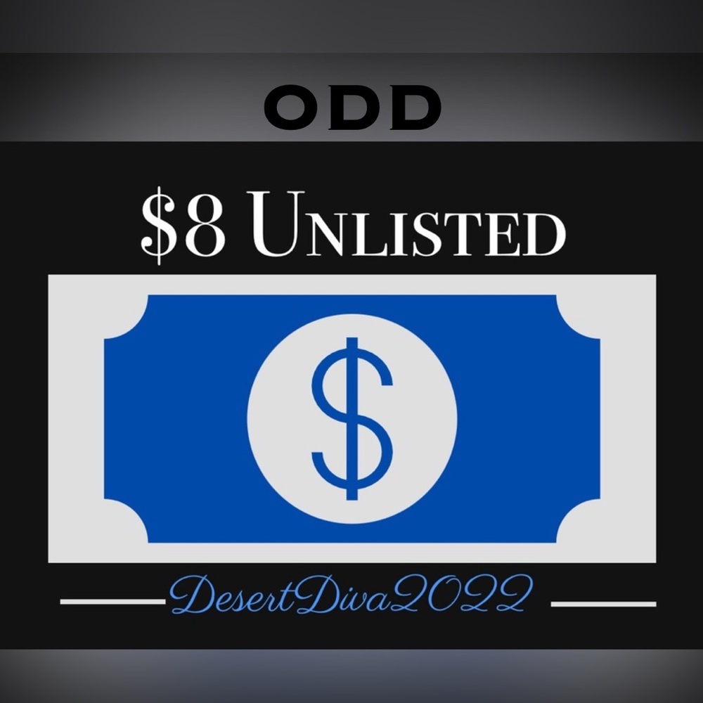 $8 (Odd #) UNLISTED ITEMS for LIVE! Show